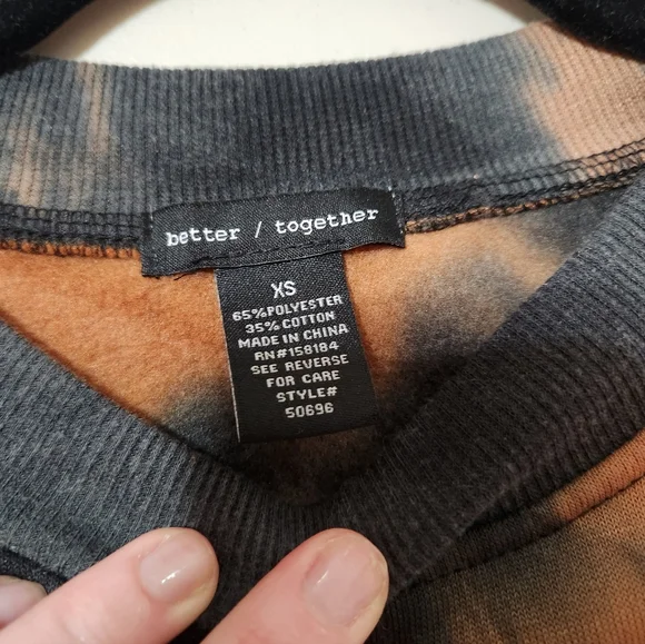 Salem Tie-Dye Sweater - Black and Brown - Picture 6 of 6